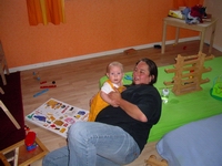 Anja und Töchterchen Hannah